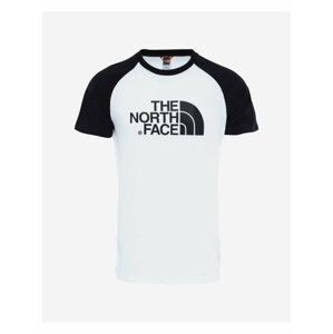 Černo-bílé pánské tričko The North Face Raglan Easy