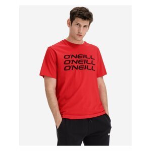 Červené pánské tričko O'Neill Triple Stack