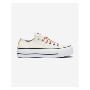 Floral Print Platform Chuck Taylor All Star Tenisky Converse