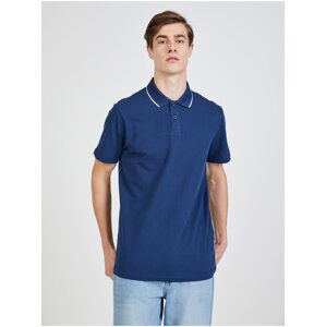 Modré polo tričko Selected Homme Miller