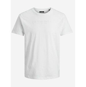 Bílé basic tričko Jack & Jones Rome Tee