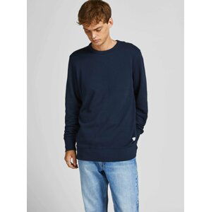 Tmavě modrá basic mikina Jack & Jones Organic