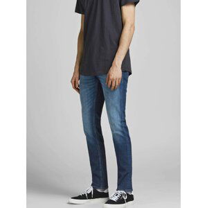 Tmavě modré slim fit džíny Jack & Jones Glenn