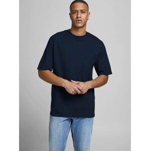 Tmavě modré basic tričko Jack & Jones Brink Tee