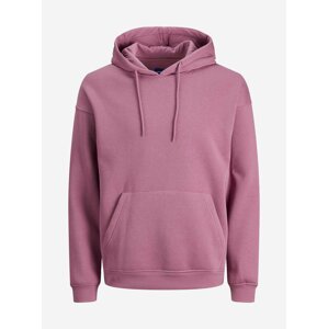 Růžová mikina s kapucí Jack & Jones Brink