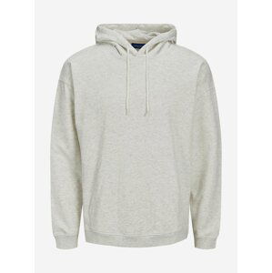 Světle šedá mikina s kapucí Jack & Jones Brink