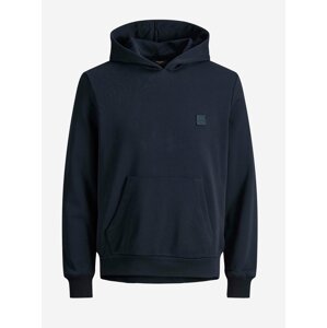 Tmavě modrá mikina s kapucí Jack & Jones Blastudio