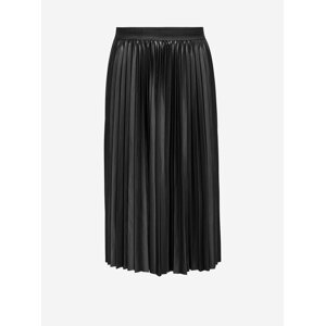 Černá plisovaná midi sukně ONLY CARMAKOMA Lina