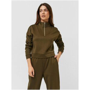 Khaki mikina VERO MODA Janka