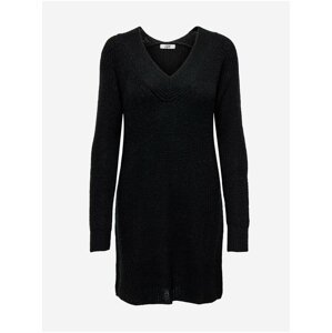 Černé svetrové šaty Jacqueline de Yong Wendy