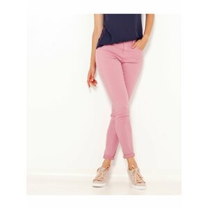 Světle růžové kalhoty CAMAIEU