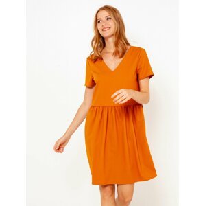 Oranžové šaty CAMAIEU