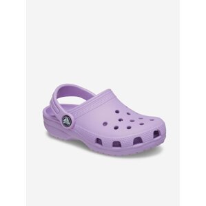 Fialové holčičí pantofle Crocs