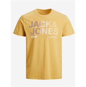 Světle hnědé tričko Jack & Jones Poky