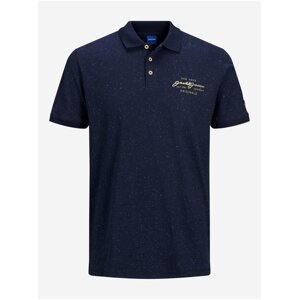 Tmavě modré polo tričko Jack & Jones Woods