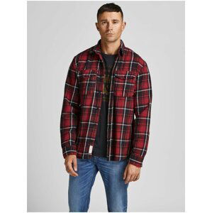 Červená kostkovaná košile Jack & Jones Bluwoodland