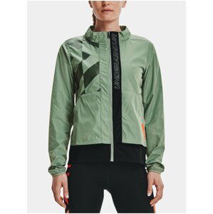 Bunda Under Armour Run Anywhere Laser Jacket - zelená