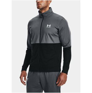 Bunda Under Armour UA PIQUE TRACK JACKET - šedá