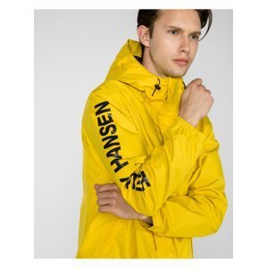 Žlutá pánská voděodolná lehká bunda s kapucí HELLY HANSEN Ervik