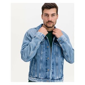 Modrá pánská džínová bunda Pepe Jeans Pinner