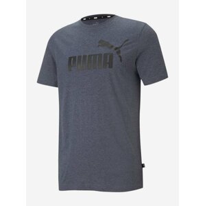 Tmavě modré pánské tričko s potiskem Puma