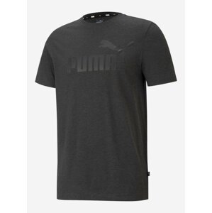 Tmavě šedé pánské tričko s potiskem Puma