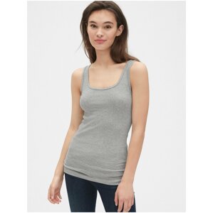 Šedé dámské tílko modern tank top