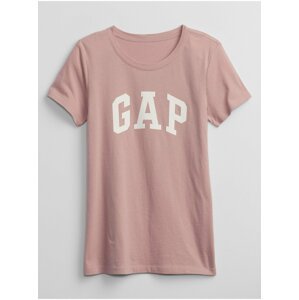 Růžové dámské tričko GAP Logo t-shirt