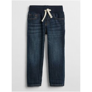 Modré klučičí džíny pull-on slim jeans with Washwell
