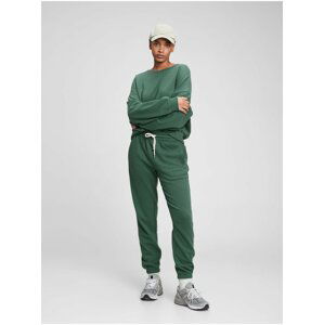 Zelené dámské tepláky vintage soft classic joggers