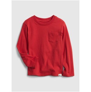 Červené klučičí tričko Toddler Organic bavlna Mix and Match T-Shirt
