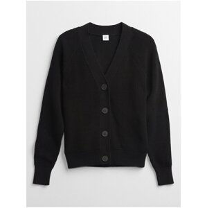 Černý dámský svetr long sleeve cardi