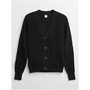 Černý dámský svetr long sleeve cardi