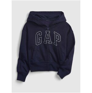 Modrá holčičí mikina GAP Logo hoodie