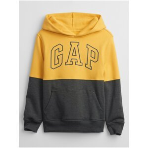 Žlutá klučičí mikina GAP Logo hoodie