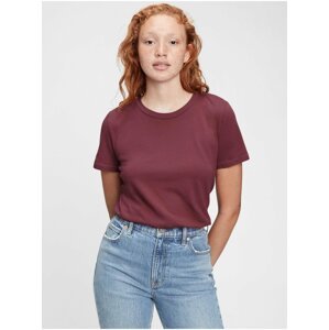 Červené dámské tričko 100% organic bavlna vintage t-shirt