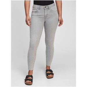 Šedé dámské džíny universal jegging middle rise gray aline