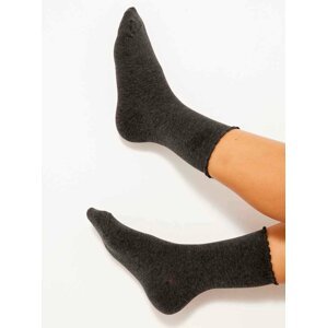 Tmavě šedé ponožky CAMAIEU