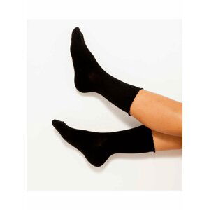 Černé bavlněné ponožky CAMAIEU