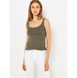 Khaki basic tílko CAMAIEU