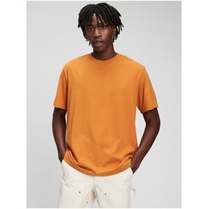 Oranžové pánské tričko z organické bavlny