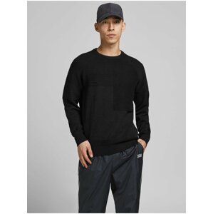 Černý basic svetr Jack & Jones Seth