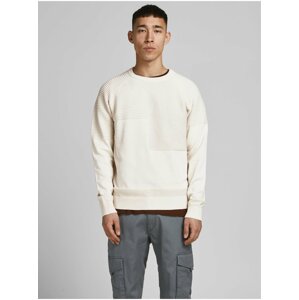 Krémový basic svetr Jack & Jones Seth