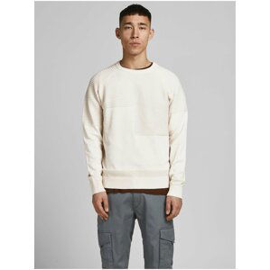 Krémový basic svetr Jack & Jones Seth