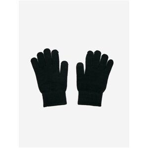 Sada dvou párů rukavic v černé a tmavě zelené barvě ONLY Magic Knit Glove 2-Pack