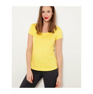 Žluté basic tričko CAMAIEU
