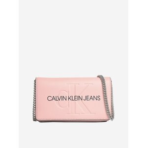 Růžová dámská crossbody kabelka Calvin Klein