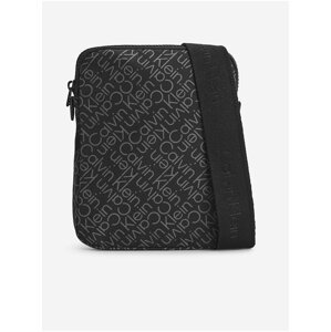 Černá pánská vzorovaná crossbody taška Calvin Klein