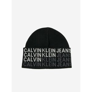 Černá pánská zimní čepice Calvin Klein Jeans