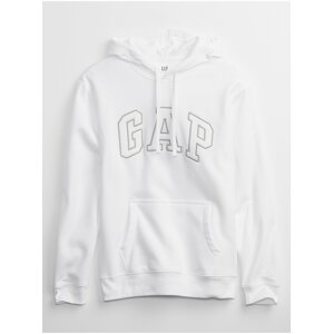 Bílá pánská mikina GAP Logohoodie